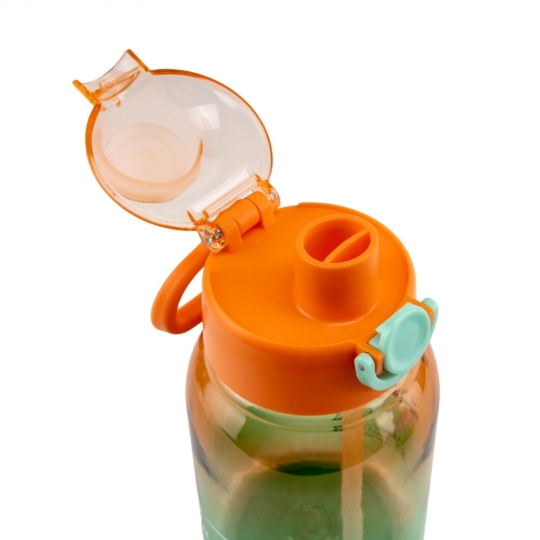 Пляшка для води "Gradient Splash" спортивна 650 мл мікс кольорів