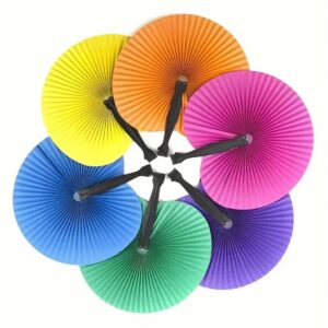 005a80dc-6b0a-4fba-9b43-49d67992cdca.jpg Віяло/ Опахало міні кругле паперове мікс кольорів