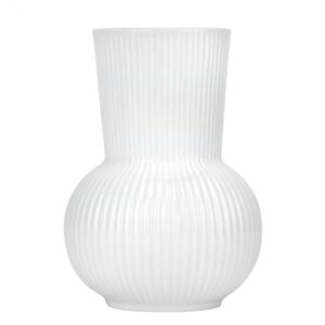 Ваза керамічна "Літній глечик" біла 17 см