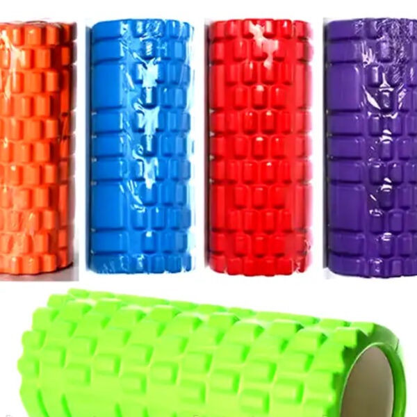 Масажний ролер для заняття йогою і пілатесом 30×8 см