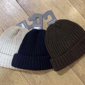 Шапка-Біні чоловіча "Fisherman" Primark укорочена в рубчик
