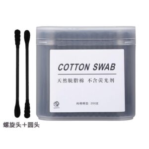 012b844a-83f2-498f-adae-e406ef12776b.jpg Палички котонові косметичні зі спіральною головкою, 200 шт чорні