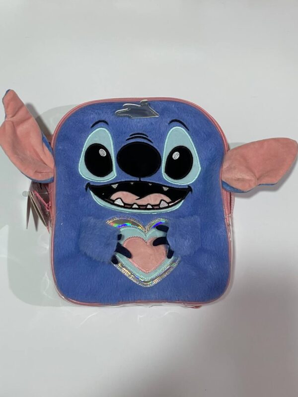 Рюкзак дитячий "Stitch" Primark з канцелярією пухнастий