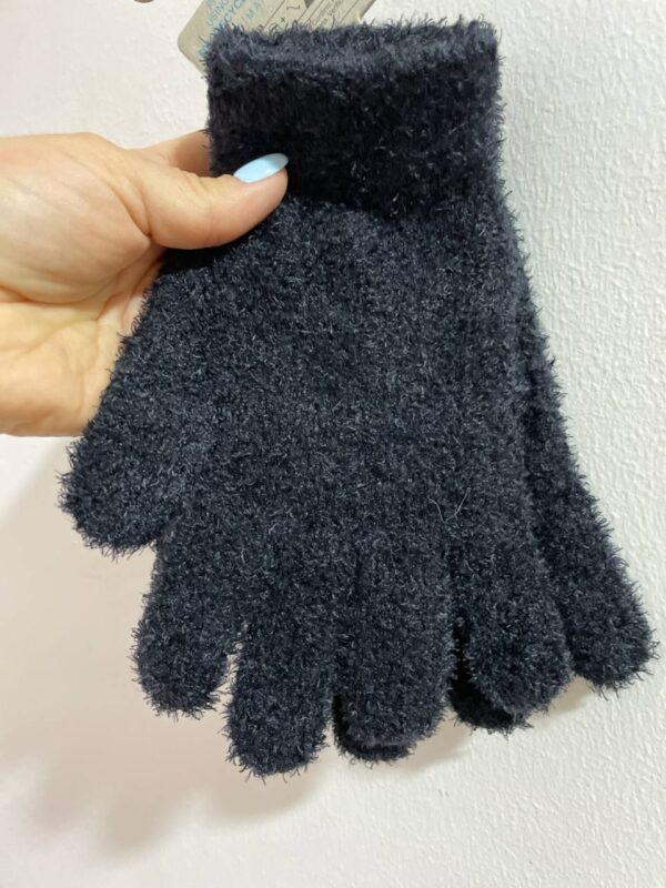 Рукавиці жіночі Primark ворсисті чорні