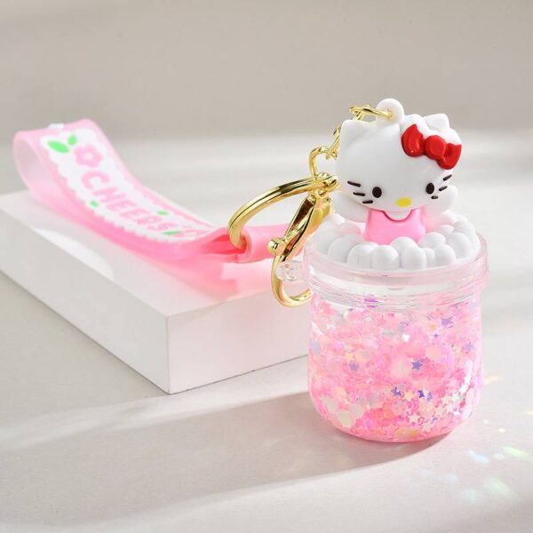Брелок з рідиною "Hello Kitty & friends"
