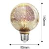 Лампа світлодіодна декоративна 3D "Феєрверк" C80-3D E27