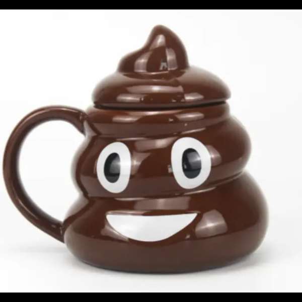 Керамічна чашка з кришкою "Emoji" 3D 300 мл