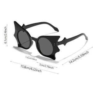 Окуляри жіночі сонцезахисні округлі "Кажан"