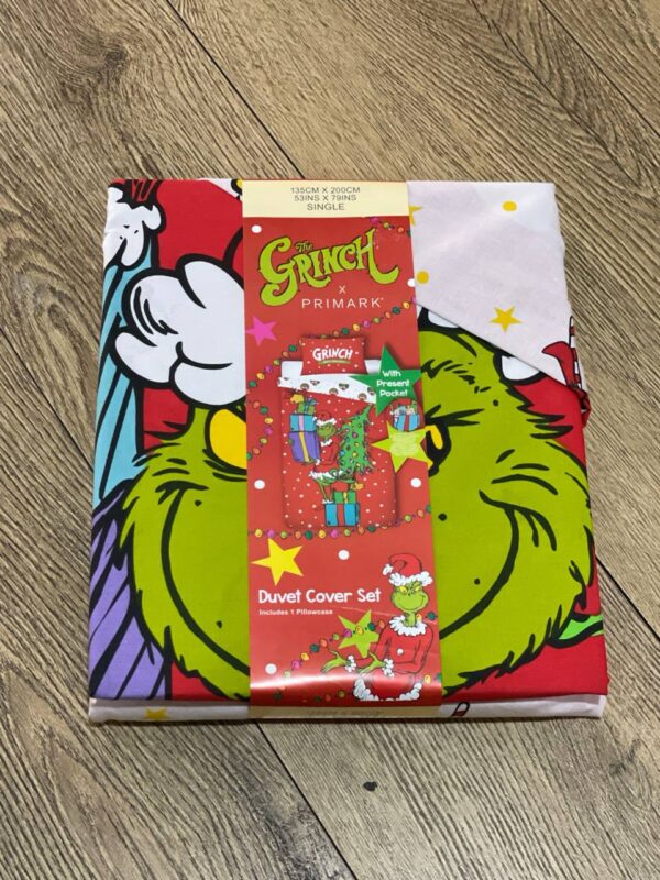 Постіль "Greench" Primark Single 135*200 підковдра двостороння/ 1 наволочка (74*48) котон