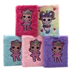 Блокнот А5 плюшевий JO "LOL" 80 арк/клітинка