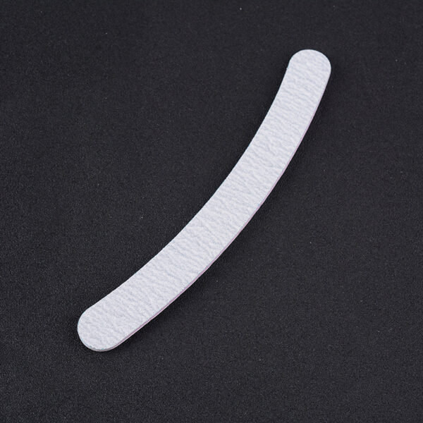 Пилочка для нігтів зігнута сіра