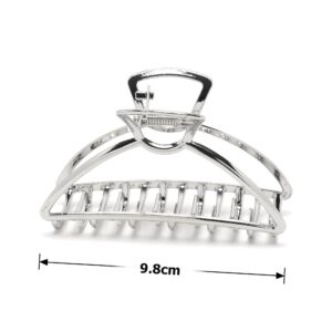 0acb17b5-0328-4303-96ec-4c61d7d316ce.jpg Заколка/краб для волосся металева овальна 9,8 см срібна