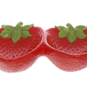 Менажниця керамічна "Полуниця" 21.2*4.5см