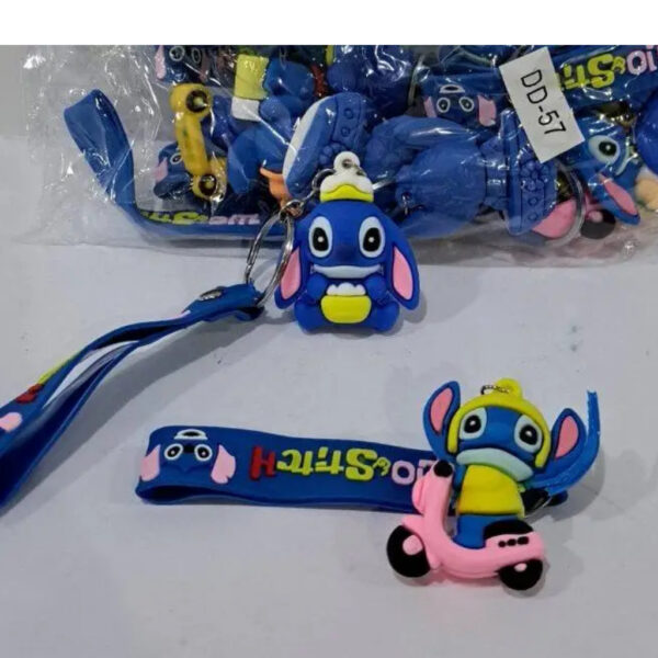 Брелок силіконовий "Стітч/Stitch” з ремінцем