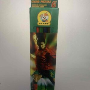 Олівці кольорові CLASS "Футбол" 6 шт
