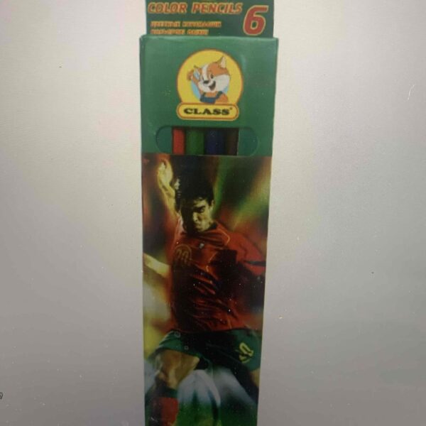 Олівці кольорові CLASS "Футбол" 6 шт