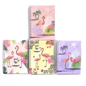 Блокнот 18*13см на спіралі JO "Фламінго"