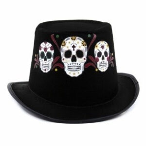 Капелюх-Циліндр на Хелловін "3 черепа"