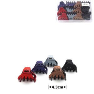 0f21b90f-5a7f-4f70-b6e7-4d8cebe0bb1e.jpg Заколка/ краб для волосся 4,3 см пластикова мікс кольорів