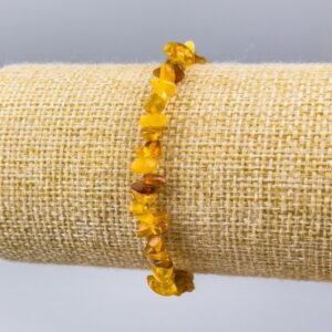 Браслет натур. Янтар крихта 5 мм стрейч