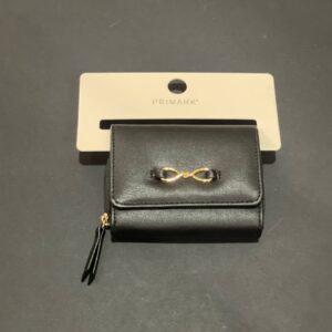 Гаманець Primark з золотою деталлю чорний