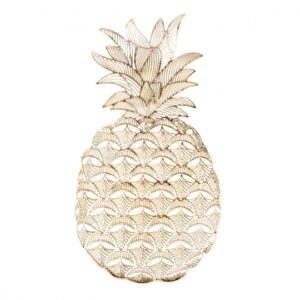 Килимок під тарілку "Ананас" 47*26 см золотий