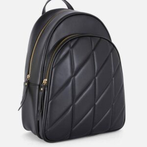 Рюкзак з еко-шкіри Primark стьобаний чорний