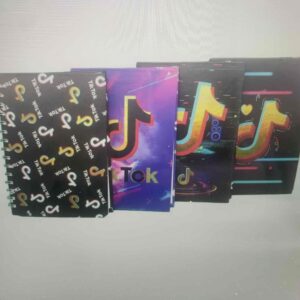 Блокнот А5 на спіралі "Tik-Tok" 50 аркушів/клітинка