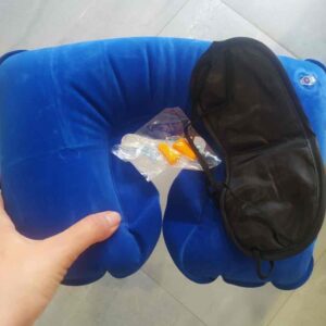 1285af62-7aaa-4f7c-92f5-7fcb12b8330d.jpg Подушка U-подібна дорожня надувна Travel Selection 3 в 1 + Маска та беруші