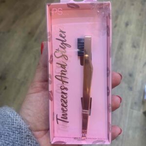 Пінцет-стайлер Primark зі щіточкою золотистий
