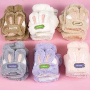 Рукавиці дитячі "Зайчики" мікс кольорів