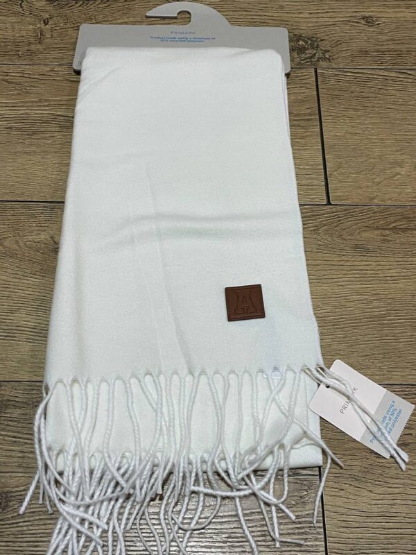 Шарф жіночий Primark з китицями білий