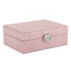Скринька для прикрас з екошкіри "Рожеве сяйво" 16*21*8 см