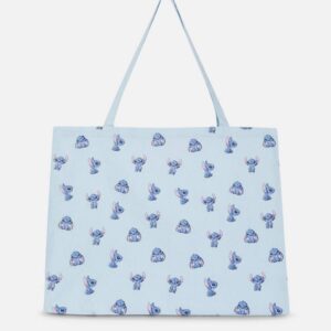 Шоппер/ Екосумка XL Primark "Stitch" блакитна