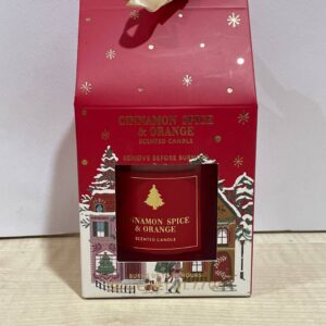182ee0e1-9677-486f-a968-6bfb91f7cd9a.jpg Ароматична свічка подарункова у склі "Cinnamon Spice & Orange" Primark 200g /35 годин