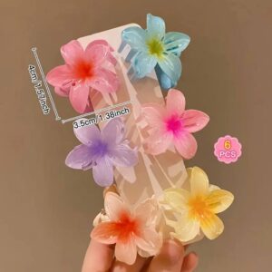 Заколка-краб для волосся «Тропічна квітка» S (3,5-4 см) 1 шт