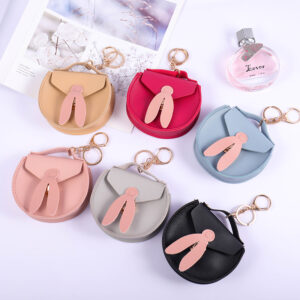 Гаманець для монет з брелком "вушка", штучна шкіра