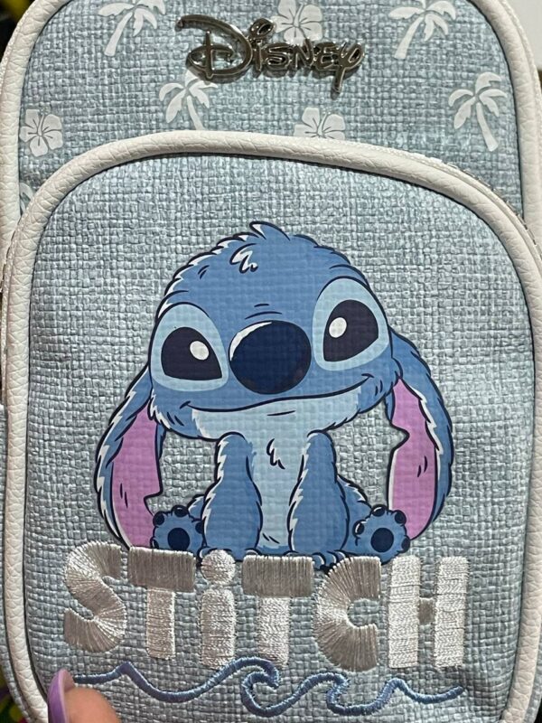 Сумочка для телефону/гаманець 2 в 1 "Stitch" Primark тканина блакитна