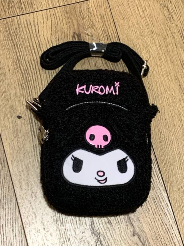 Сумочка-міні Primark для телефону "Kuromi" Тедді чорна