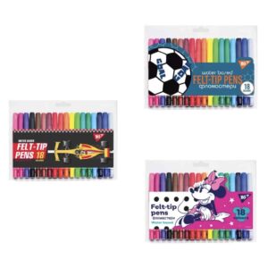 1bb00fb2-a4a8-4a24-b150-482f3da8a45a.jpg Фломастери YES "Football/Minnie Mouse" 18 кольорів