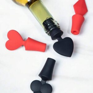 Пробка силіконова для вина "Карти-масті"