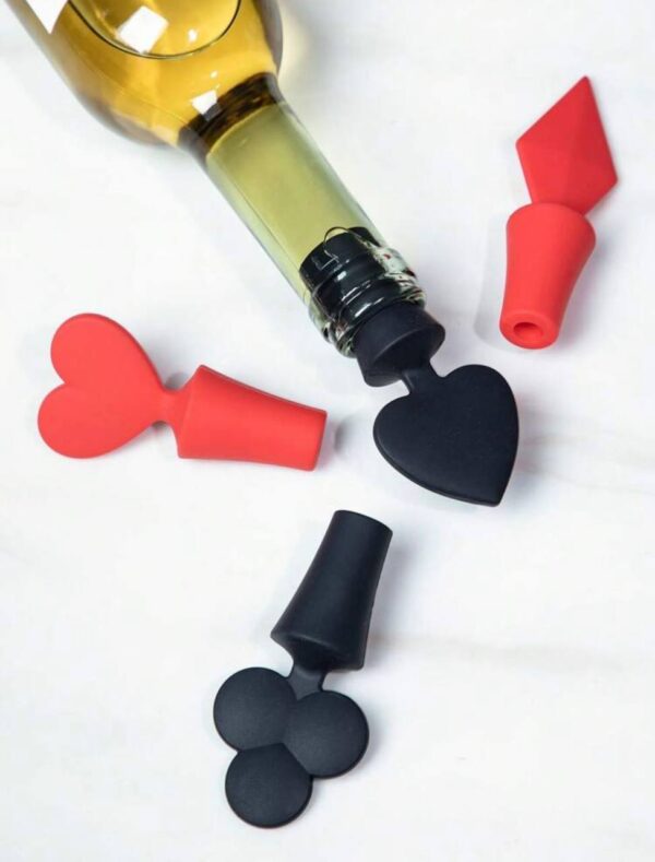 1ce29600-47c8-49b9-9eca-af2558e5f59d.jpg Пробка силіконова для вина "Карти-масті"