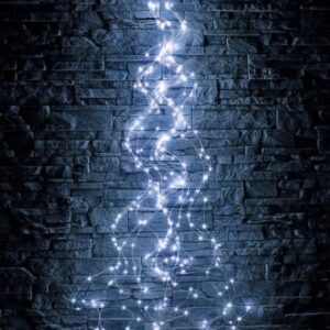 Гірлянда-Пучок "Роса" 3 м/ 300 LED біле світло (USB+батарейки)