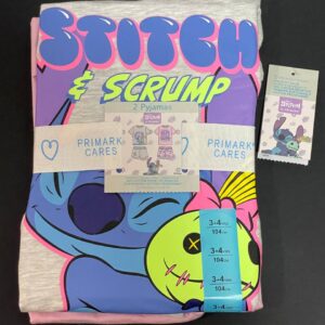 1db14ebe-e693-4a9a-97c0-59cca7a046c3.jpg Піжама дитяча весна-літо "Stitch" Primark котон 1 шт