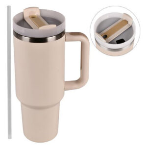 1de3c83b-4245-4de6-b836-ee0bf7d39bbe.jpg Термочашка "Американська" беж 1,2 л з трубочкою нержавіюча сталь