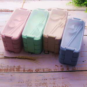 1ef2532c-25e7-483e-a47d-851a5c097ba6.jpg Ланч-бокс 3-ярусний (пшеничне волокно) з наповненням 900 мл 18*10,5*8 мікс кольорів