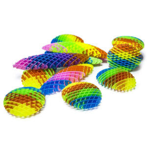 Іграшка антистрес-трансформер Fidget worm "Веселка" розтягується 21 см