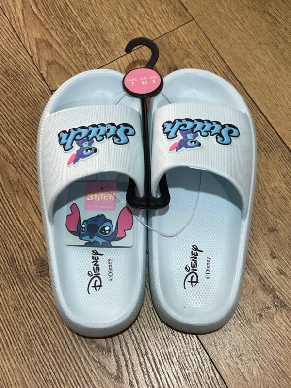 Шльопанці жіночі резинові Primark "Stitch" товста підошва