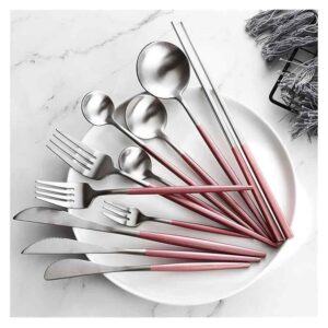 21789a15-0bf9-4cd2-a234-7178e28ff43d.jpg Ніж столовий з нержавіючої сталі рожевий