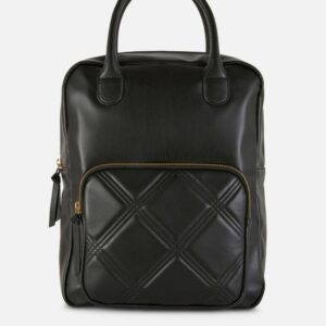 Рюкзак-сумка з ручками та стьобаною кишенею еко-шкіра Primark чорний